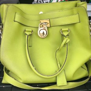 Michael Kors tote - lime green